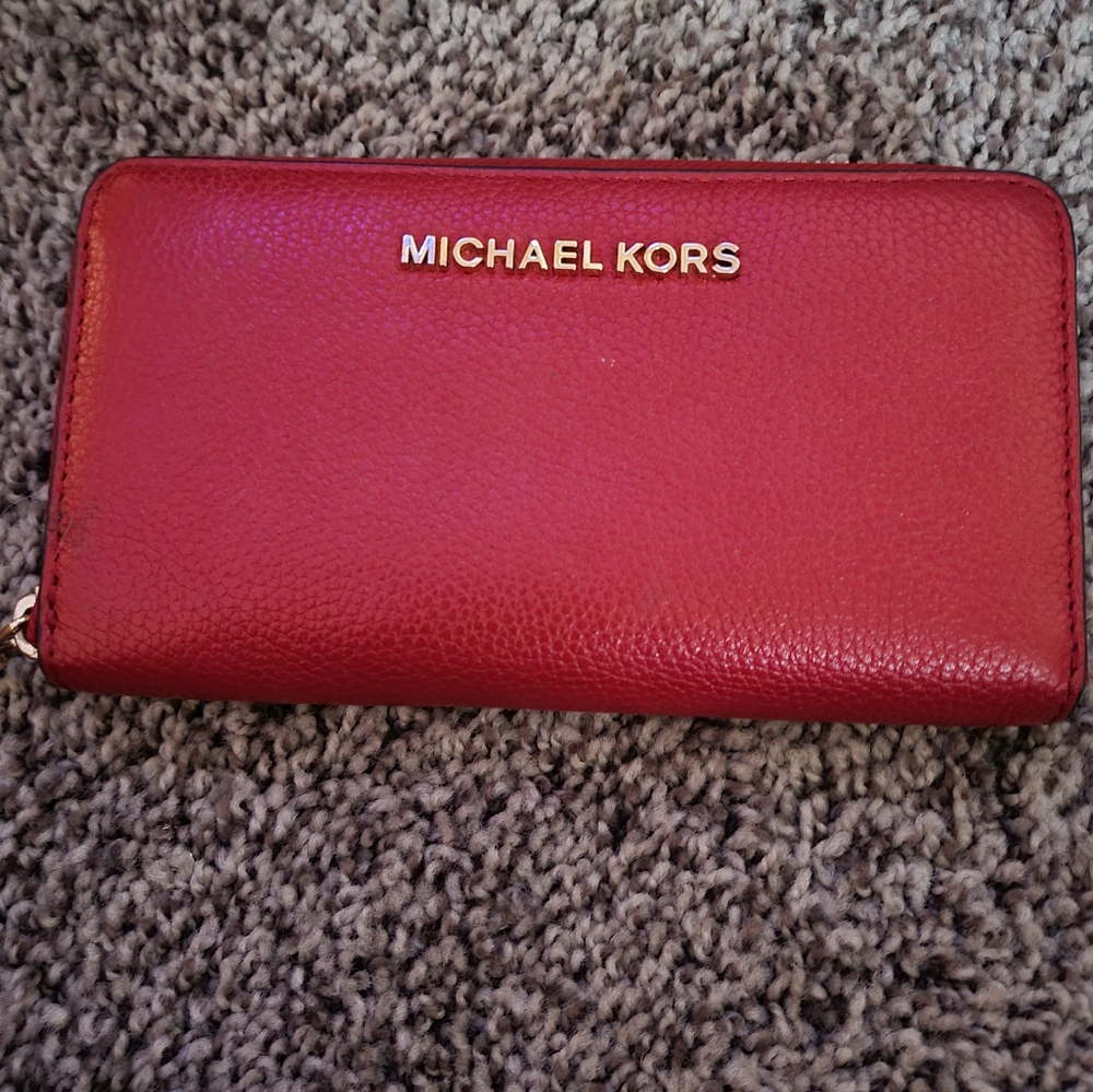 Michael Kors Red Wallet